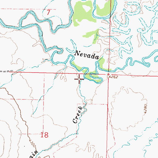 Topographic Map of McElwain Creek, MT
