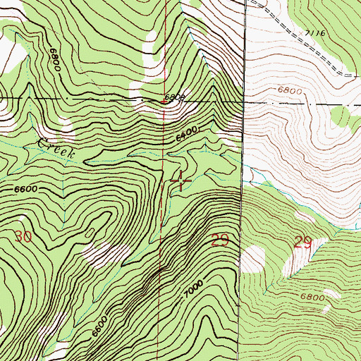 Topographic Map of Minnesota Gulch, MT