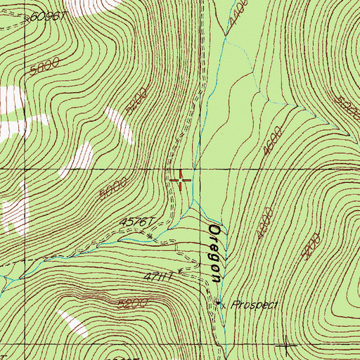Topographic Map of Missoula Gulch, MT