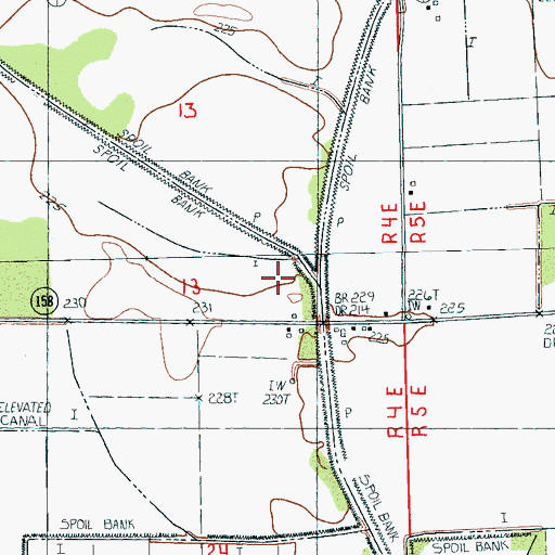 Topographic Map of Whiteman Creek, AR