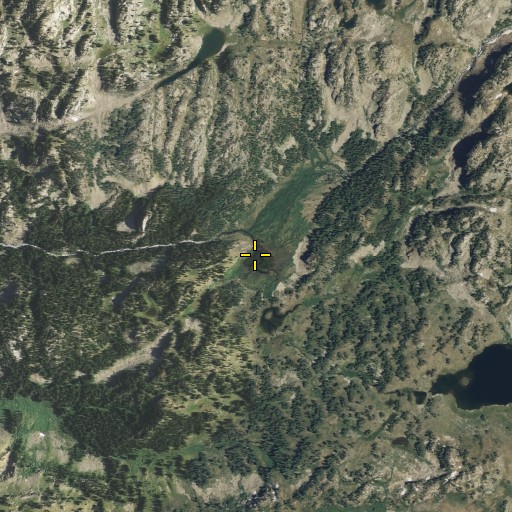 Aerial/Satellite Image of Mutt Lake, MT