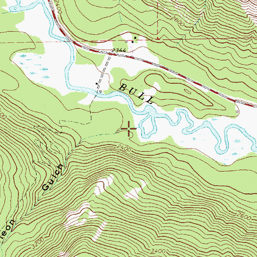 Topographic Map of Napoleon Gulch, MT