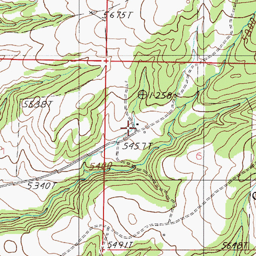 Topographic Map of Neild Ranch, MT