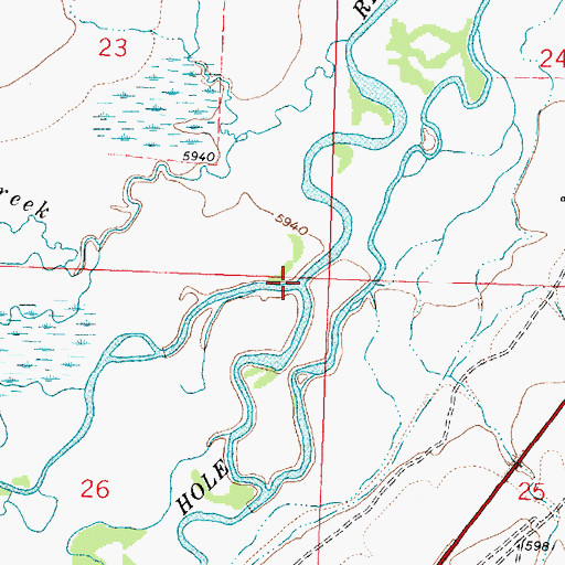 Topographic Map of North Fork Big Hole River, MT
