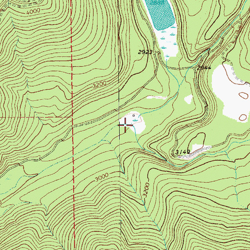 Topographic Map of North Fork O'Brien Creek, MT