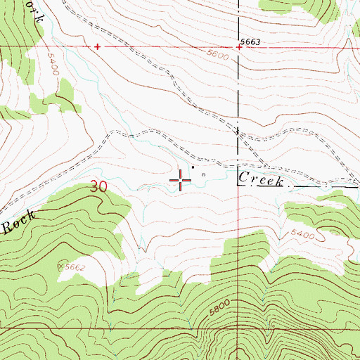 Topographic Map of North Fork Rock Creek, MT