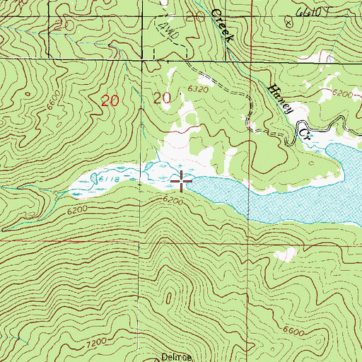 Topographic Map of O'Neil Creek, MT