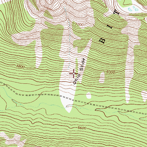 Topographic Map of Ohio Side, MT