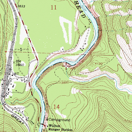 Topographic Map of Ole Creek, MT