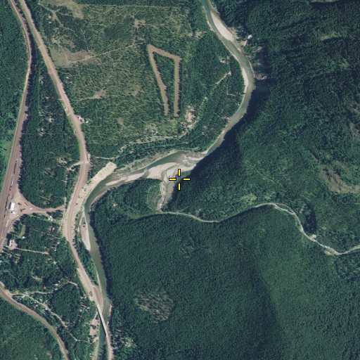 Aerial/Satellite Image of Ole Creek, MT