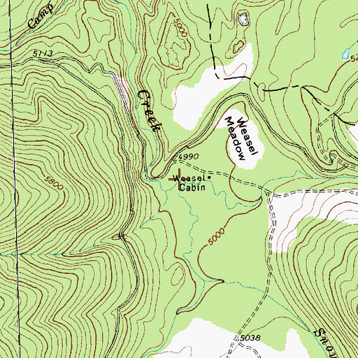 Topographic Map of Otter Creek, MT