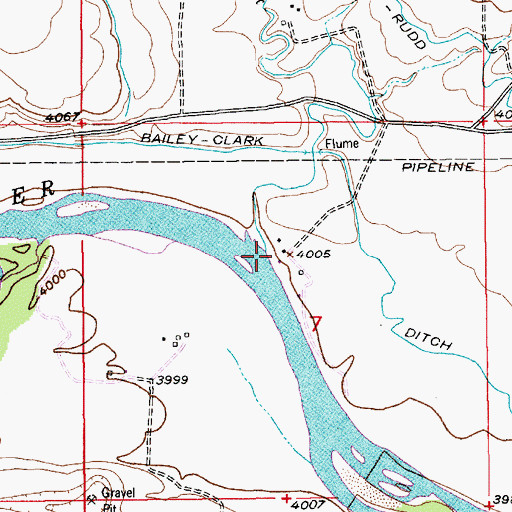 Topographic Map of Otter Creek, MT
