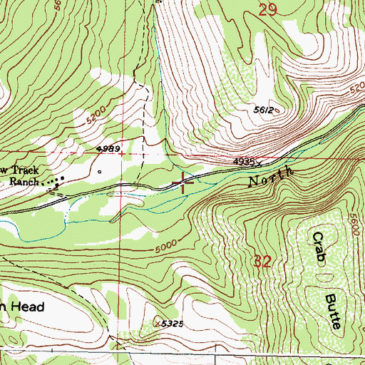 Topographic Map of Pamburn Creek, MT