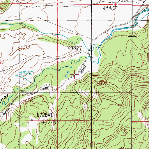 Topographic Map of Partridge Cow Camp, MT