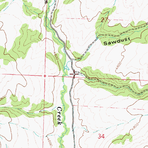 Topographic Map of Pasture Draw, MT