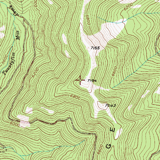 Topographic Map of Patrol Ridge, MT