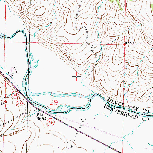 Topographic Map of Patton Gulch, MT