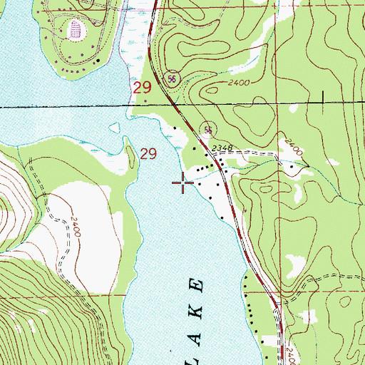 Topographic Map of Payne Creek, MT