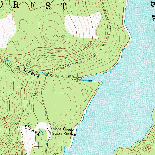 Topographic Map of Pearl Creek, MT