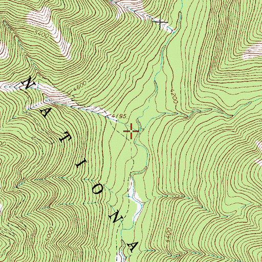 Topographic Map of Peril Creek, MT