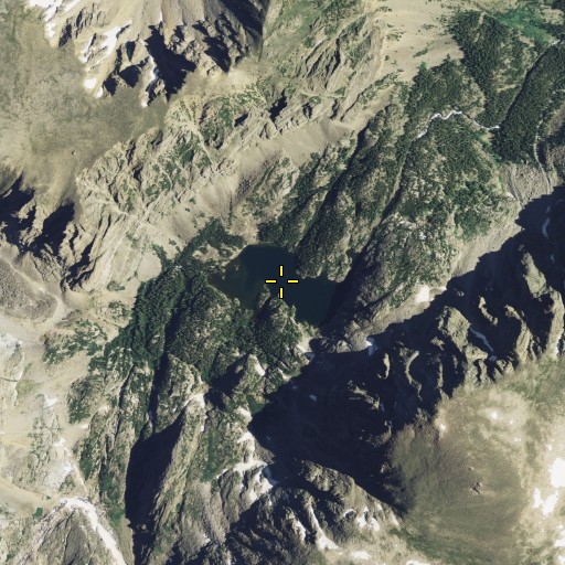 Aerial/Satellite Image of Phantom Lake, MT