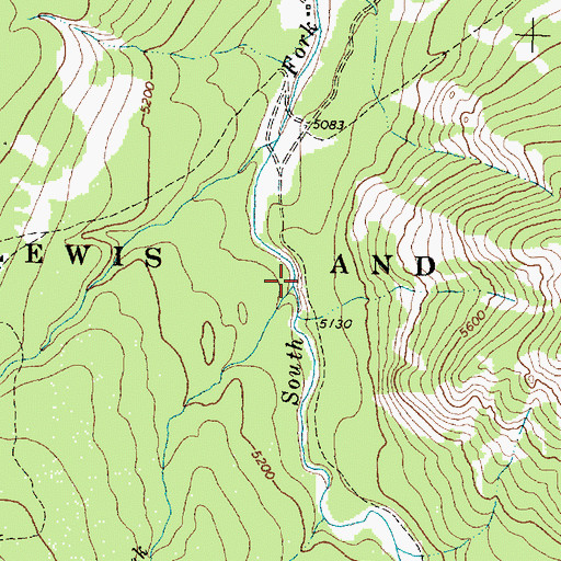 Topographic Map of Pike Creek, MT