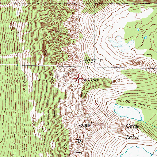 Topographic Map of Pioneer Mountains, MT