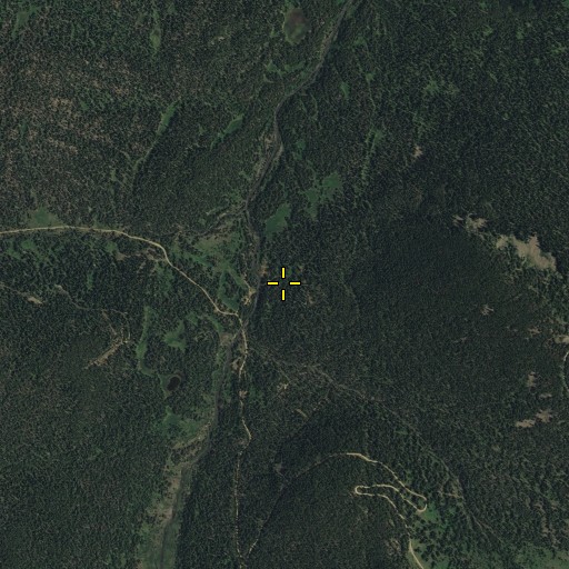 Aerial/Satellite Image of Placer Basin, MT