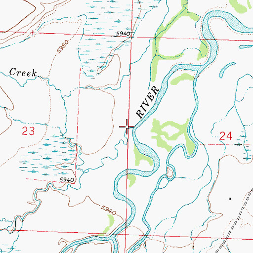 Topographic Map of Plimpton Creek, MT