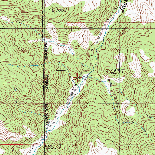 Topographic Map of Radke Sawmill, MT