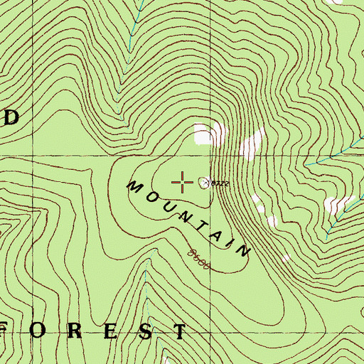 Topographic Map of Maverick Mountain, MT