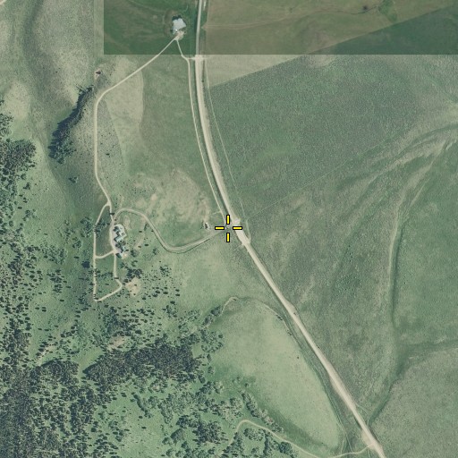 Aerial/Satellite Image of Raynolds Pass, MT