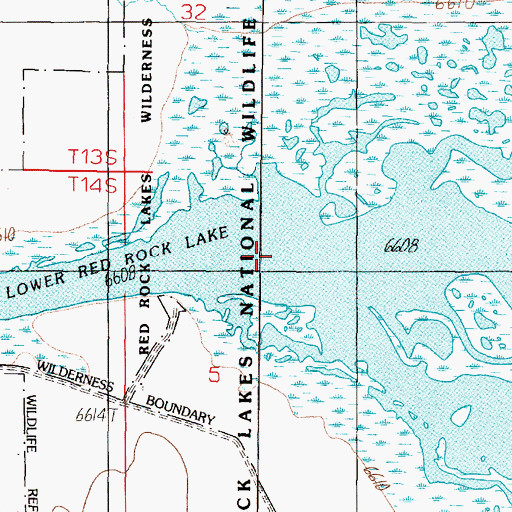 Topographic Map of Red Rock Creek, MT