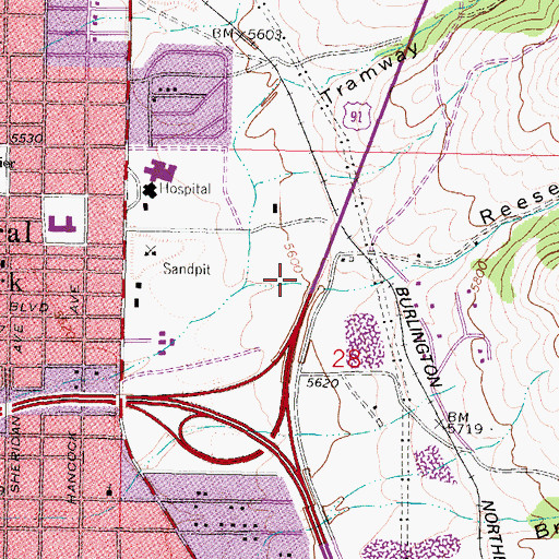 Topographic Map of Reese Canyon, MT