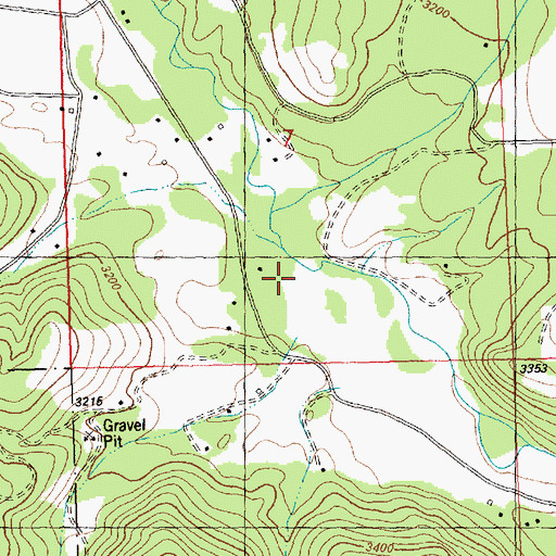 Topographic Map of Rennic Creek, MT