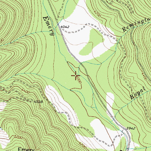 Topographic Map of Remington Creek, MT