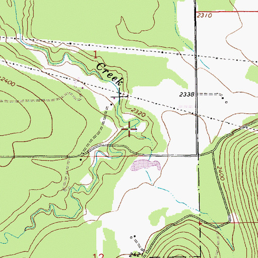 Topographic Map of Rice Draw, MT
