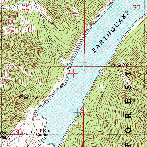 Topographic Map of Rock Creek, MT
