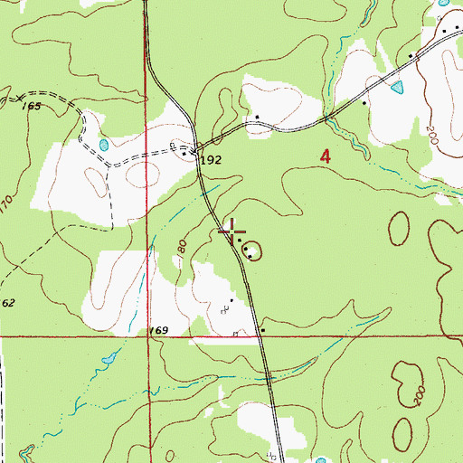 Topographic Map of Bethel School (historical), AR