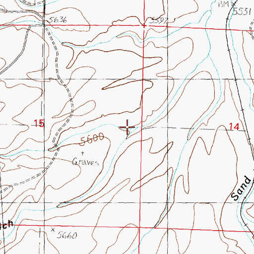 Topographic Map of Rose Gulch, MT