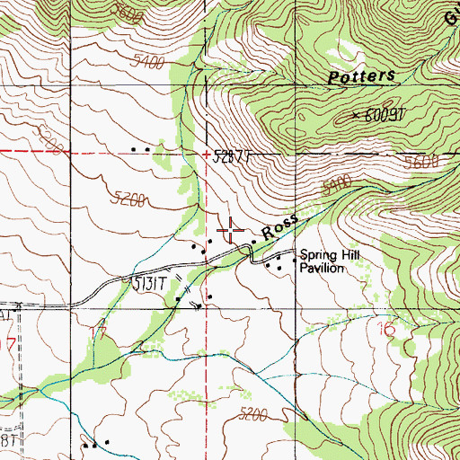 Topographic Map of Ryen Sawmill, MT
