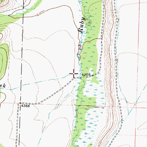 Topographic Map of Sawpit Creek, MT