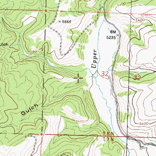 Topographic Map of Sawpit Gulch, MT