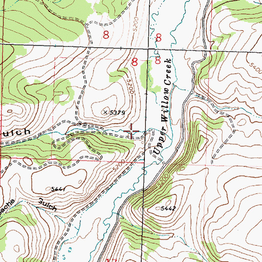 Topographic Map of Scotchman Gulch, MT