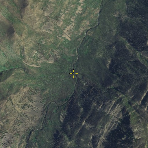 Aerial/Satellite Image of Second Creek, MT