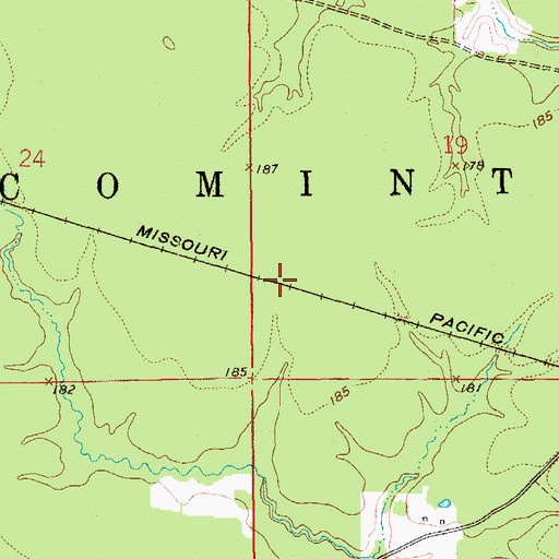 Topographic Map of Jade (historical), AR