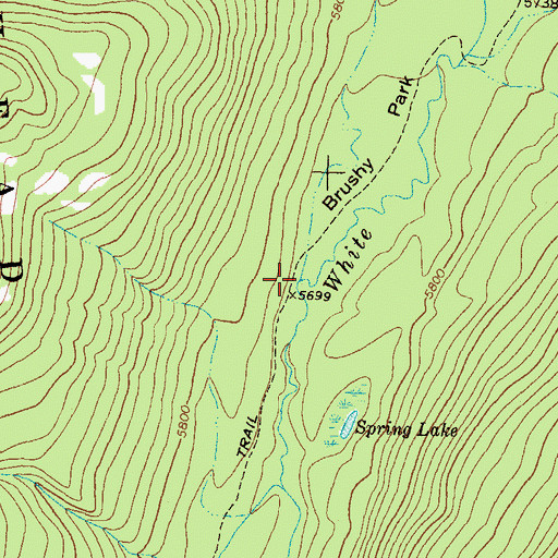 Topographic Map of Seep Creek, MT