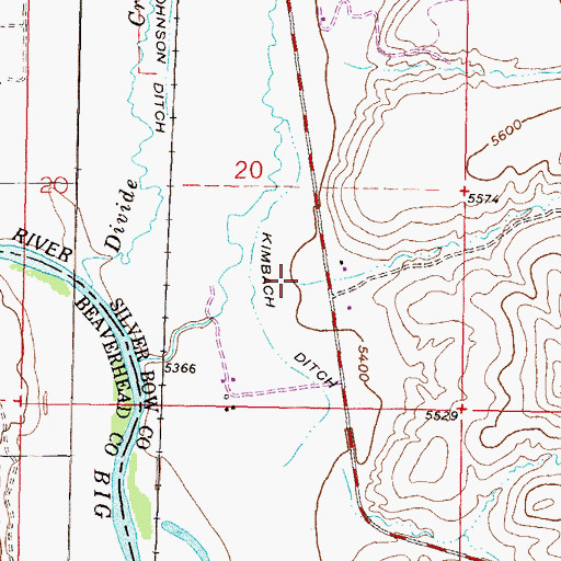 Topographic Map of Selway Gulch, MT