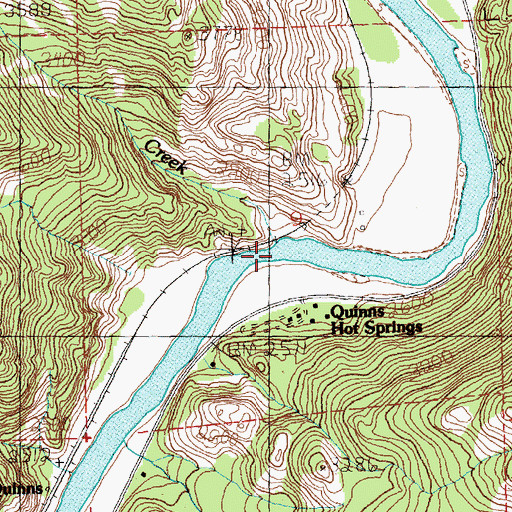 Topographic Map of Sheep Creek, MT