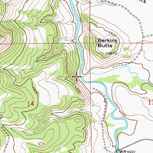Topographic Map of Sheep Creek, MT